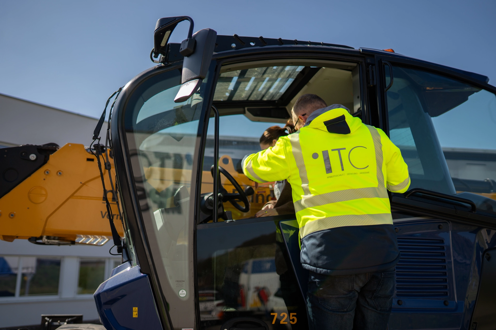 Teleskopstapler Unterweisung – Unterweisung bei ITC Graf