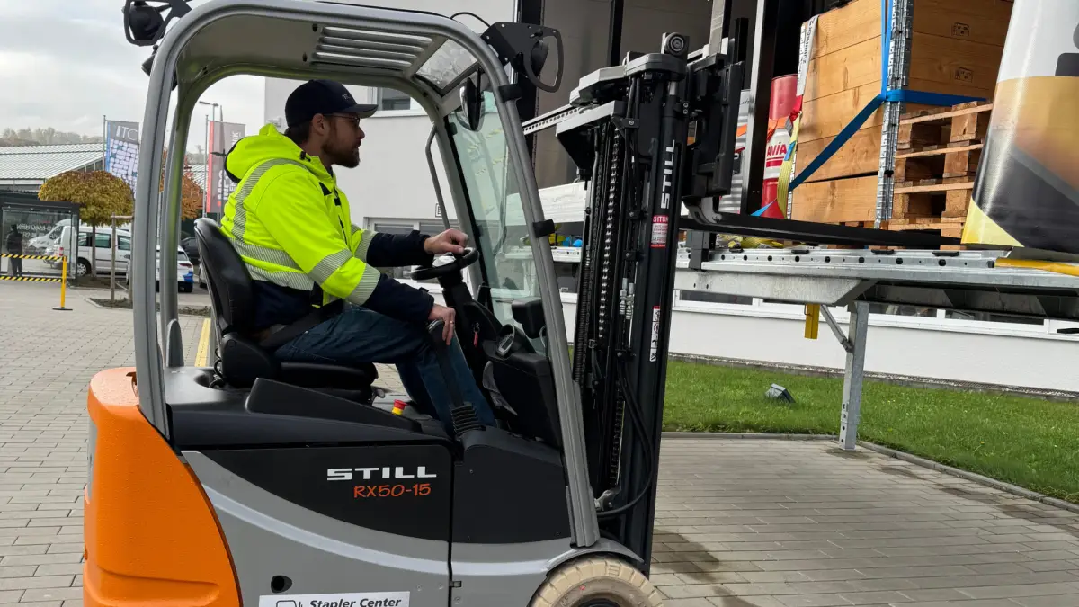 Gabelstapler Unterweisung – Unterweisung bei ITC Graf