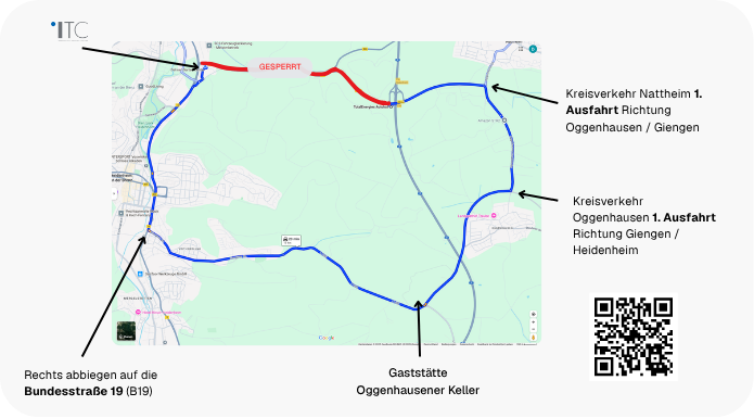 Umleitung Heidenheim B466 / B466a