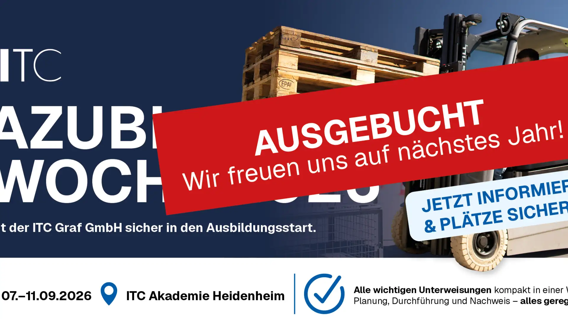 Ausgebucht Azubi Woche