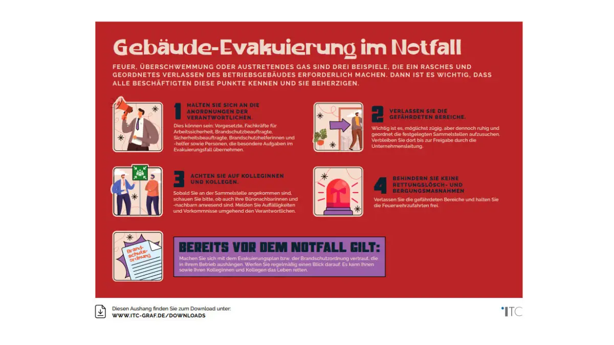 Gebäude-Evakuierung im Notfall – ITC Lexikon