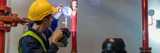 Bild zu  Bestellung zur befähigten Person für die Prüfung von Sprühwasserlösch-/Sprinkleranlagen
